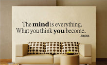 Load image into Gallery viewer, Buddha The Mind is Everything Quote New Vinyl Wall Decal Sticker Decor, Motivational Buddha Quotes Vinyl Wall Stickers Motivational