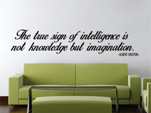 Load image into Gallery viewer, Albert Einstein Imagination Quote New Vinyl Wall Decal Sticker Motivational Murals Inspirational Quotes Positive Decal