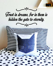 Load image into Gallery viewer, Trust In Dreams Inspiring Vinyl Decal Wall Sticker Decor Quote – Motivational Wall Murals, wall stickers for living room, vinyl wall art