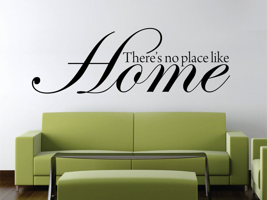 There's No Place Like Home Wizard of Oz Wall Decal New Quote Vinyl Sticker Home Decor – Motivational Wall Murals