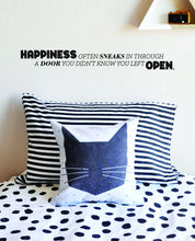 Load image into Gallery viewer, Happiness Often Sneak In Through A Door Inspirational Vinyl Wall Décor Motivational Murals inspirational wall decals