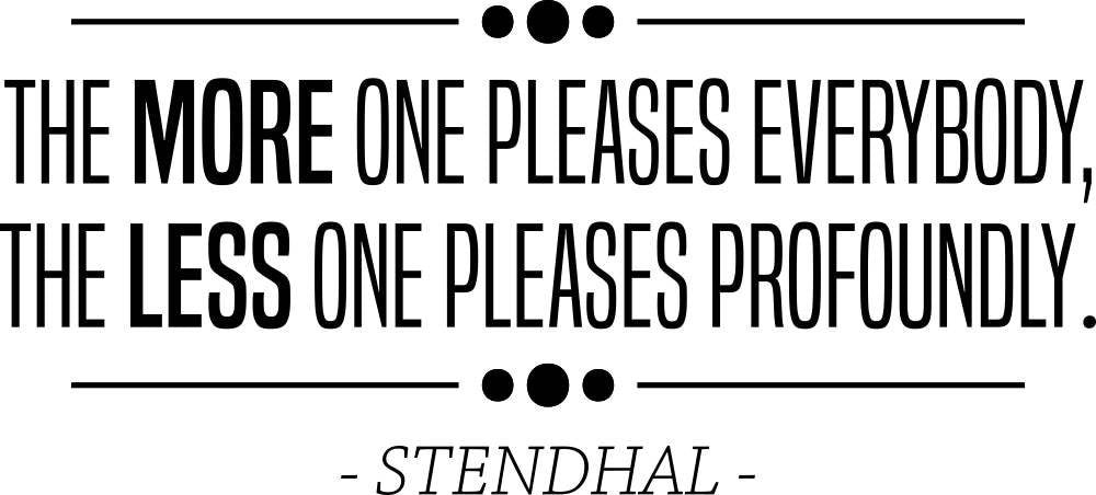 The More One Pleases Everybody Vinyl Decal Wall Sticker Decor Quote – Motivational Wall Murals