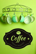 Load image into Gallery viewer, Coffee Freshly Roasted Label Vinyl Decal Wall Sticker Decor Quote – Motivational Wall Murals