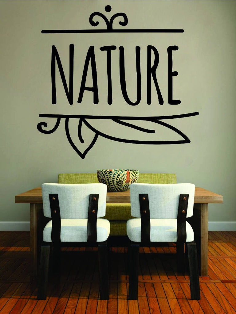 Nature Typography Vinyl Decal Wall Sticker Decor Quote – Motivational Wall Murals