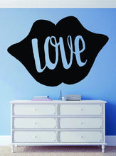 Load image into Gallery viewer, Love Lips Vinyl Decal Wall Sticker, Love Wall Decal Sticker-Love Lips Decoration Mural-Decal Stickers and Mural for Kids Boys Room