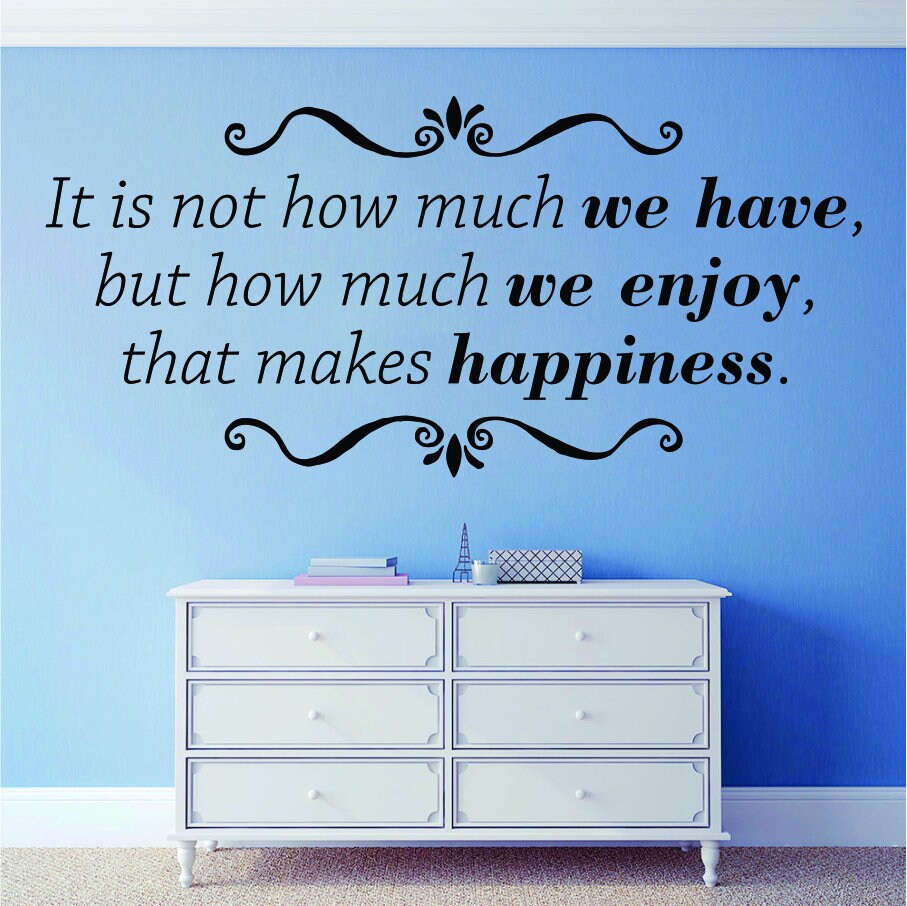 It Is Not How Much We Have Motivational Vinyl Decal Wall Sticker Decor Quote – Motivational Wall Murals