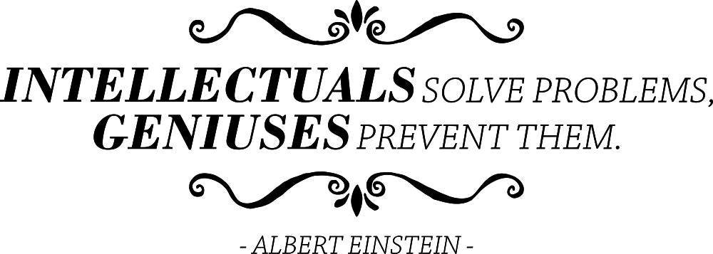 Intellectuals Solve Problems Albert Einstein Vinyl Decal Wall Stickers Motivational Murals Stickers Inspirational Quotes