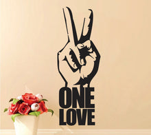 Load image into Gallery viewer, One Love Stencil Macbook New Vinyl Decal Sticker Decor – Motivational Wall Murals