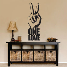 Load image into Gallery viewer, One Love Stencil Macbook New Vinyl Decal Sticker Decor – Motivational Wall Murals