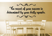 Load image into Gallery viewer, The Secret Of Your Success Vinyl Decal Wall Sticker Decor Quote – Motivational Wall Murals