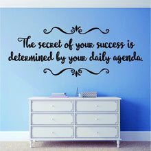 Load image into Gallery viewer, The Secret Of Your Success Vinyl Decal Wall Sticker Decor Quote – Motivational Wall Murals