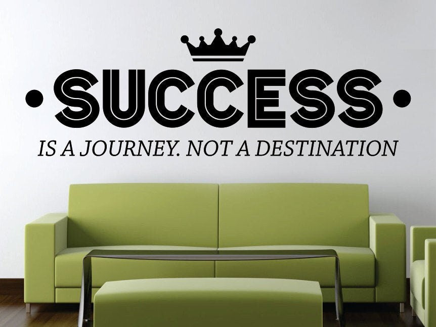 Success New Vinyl Decal Design Sticker Decor – Motivational Wall Murals
