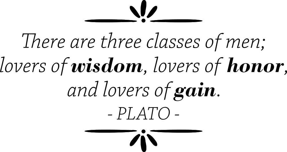 Plato There Are Three Classes Of Men Vinyl Decal Wall Sticker Decor Quote – Motivational Wall Murals