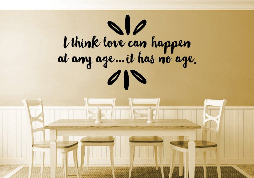 I Think Love Can Happen Vinyl Wall decals, Home Décor for Office Classroom Teen Dorm Room Wall Decal Motivational Murals