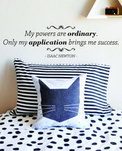 Load image into Gallery viewer, My Powers Are Ordinary Isaac Newton Vinyl Decal Wall Sticker Decor Quote – Motivational Wall Murals