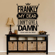 Load image into Gallery viewer, Gone With The Wind Decal New Quote Design Vinyl Sticker Decor – Motivational Wall Murals
