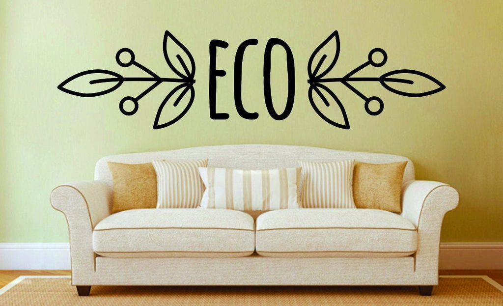 Eco Typography Vinyl Decal Wall Sticker Decor Quote – Motivational Wall Murals