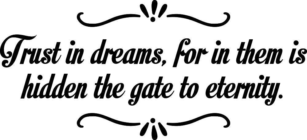 Trust In Dreams Inspiring Vinyl Decal Wall Sticker Decor Quote – Motivational Wall Murals, wall stickers for living room, vinyl wall art