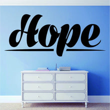 Load image into Gallery viewer, Hope Inspiring Text Vinyl Decal Wall Sticker Quote Motivational Murals hope decorations for bedroom women, gym decals