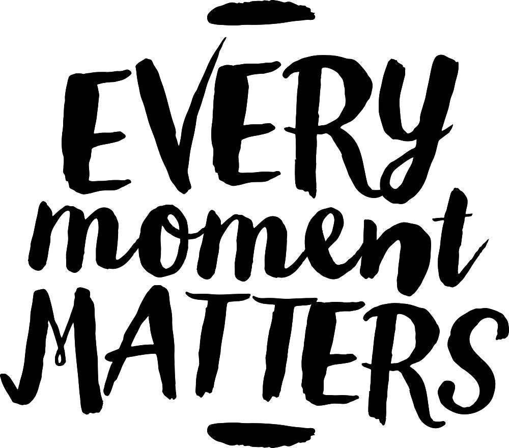 Every Moment Matters Motivational Vinyl Decal Wall Sticker Decor Quote – Motivational Wall Murals