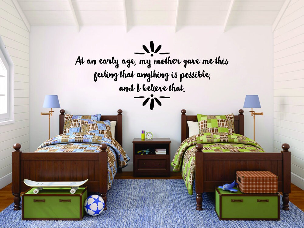 At An Early Age Motivational Vinyl Decal Wall Sticker Decor Quote – Motivational Wall Murals