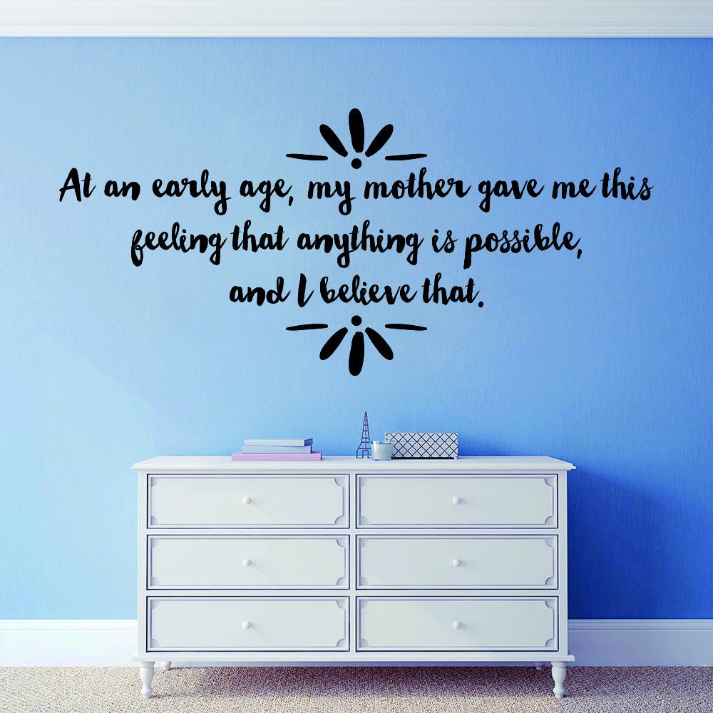 At An Early Age Motivational Vinyl Decal Wall Sticker Decor Quote – Motivational Wall Murals