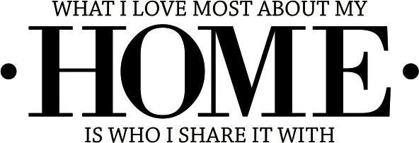 Home Love Sharing New Vinyl Decal Design Sticker Decor – front door decor, house decor, decals stickers Motivational Wall Murals