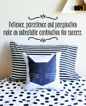 Load image into Gallery viewer, Patience Persistence And Perspiration Vinyl Decal Wall Sticker Decor Quote – Motivational Wall Murals