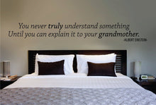 Load image into Gallery viewer, Albert Einstein Truly Understand Quote New Vinyl Stickers Decor Motivational Wall Murals Inspirational Quotes Positive