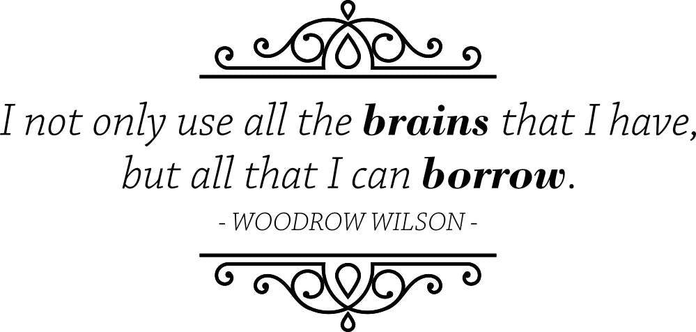 Woodrow Wilson I Not Only Use All The Brains That I have Vinyl Decal Wall Sticker Decor Quote – Motivational Wall Murals