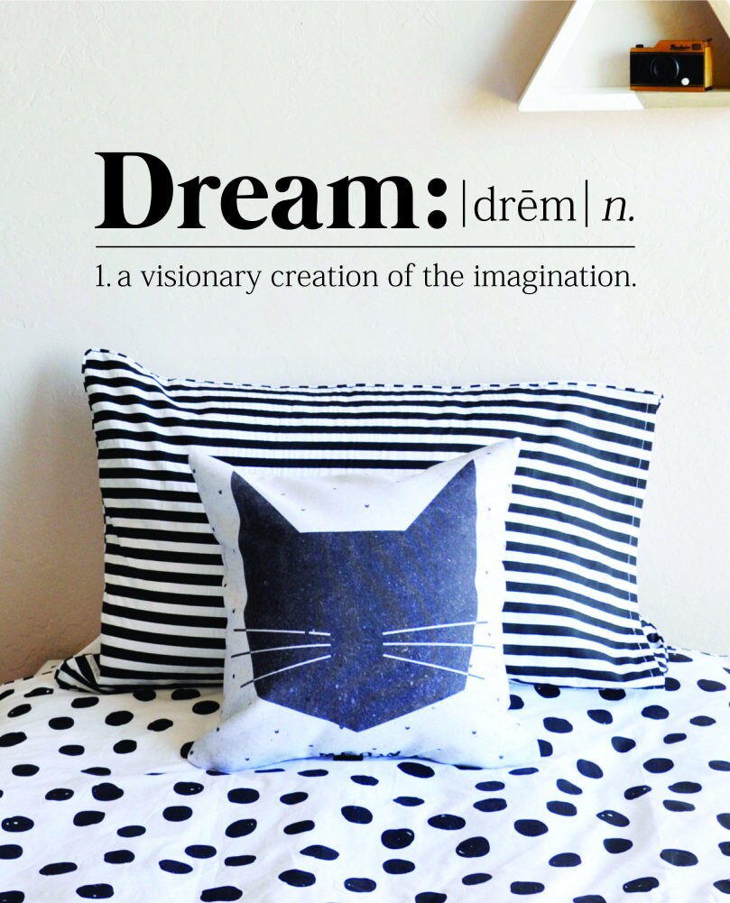 The Definition Of Dream Vinyl Decal Wall Sticker Decor – Motivational Wall Murals