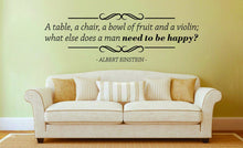 Load image into Gallery viewer, A Table Albert Einstein Vinyl Decal Decor Quote, Art Stickers Inspirational Quotes Positive Wall Decal Sticker for Women