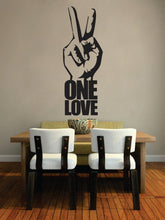 Load image into Gallery viewer, One Love Stencil Macbook New Vinyl Decal Sticker Decor – Motivational Wall Murals