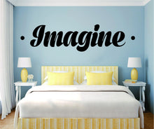 Load image into Gallery viewer, Imagine Bold Inspiring Vinyl Decal Wall Sticker Décor Quote Motivational Wall Murals wall stickers for living room inspirational wall decals