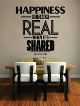 Load image into Gallery viewer, Into The Wild Quote New Vinyl Decal Design Sticker Decor – Motivational Wall Murals