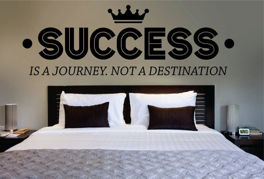 Success New Vinyl Decal Design Sticker Decor – Motivational Wall Murals
