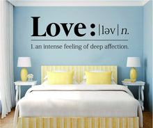 Load image into Gallery viewer, The Definition Of Love Vinyl Decal Wall Sticker Decor – Motivational Wall Murals