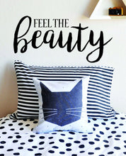 Load image into Gallery viewer, Feel The Beauty Vinyl Decal Wall Sticker Decor Quote – Motivational Wall Murals