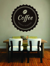Load image into Gallery viewer, Coffee Freshly Roasted Logo Vinyl Decal Wall Sticker Decor Quote – Motivational Wall Murals
