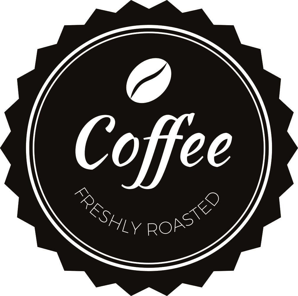 Coffee Freshly Roasted Logo Vinyl Decal Wall Sticker Decor Quote – Motivational Wall Murals