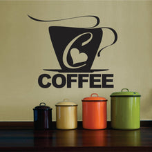 Load image into Gallery viewer, Coffee Cup Quote New Vinyl Decal Design Sticker Decor – Motivational Wall Murals