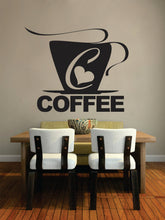 Load image into Gallery viewer, Coffee Cup Quote New Vinyl Decal Design Sticker Decor – Motivational Wall Murals