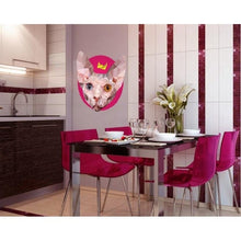 Load image into Gallery viewer, Spynx Cat Polygonal Wall decal, room decor,cat wall decals, room wall sticker Cat Polygon sticker,modern wall art, Multi Color GD21