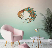 Load image into Gallery viewer, Fox tail Polygonal Wall decal, Fox Polygon sticker, modern wall art, Wall Stickers Baby Nursery Girls Bedroom Wall Decor Multi Color GD26