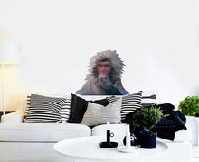 Load image into Gallery viewer, Monkey Polygonal Wall Decal, Monkey Stickers ,Monkey decor, Animal Stickers, Wall Art Bedroom- Multi Color GD30