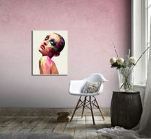 Load image into Gallery viewer, Sexy Hair salon Girl Polygonal Wall decal, Hairdresser Beauty Salon Polygonal Girls Wall Art Stickers Decals Vinyl Home Room Decor - GD45