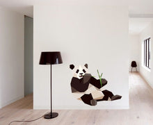 Load image into Gallery viewer, Panda Animal Polygonal Wall decal, Panda Polygon sticker, modern wall art, Pandas Wall Sticker, Light Switch Décor Decals Multi Color GD65