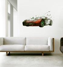 Load image into Gallery viewer, Sport car Polygonal Wall decal, car Polygon sticker,modern wall art, Multi Color GD72
