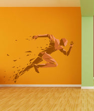 Load image into Gallery viewer, Sportsman Polygonal Wall decal, Sportsman Polygon sticker,modern wall art, Multi Color GD86