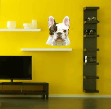 Load image into Gallery viewer, Bull Dog Polygonal Wall decal,wall stickers, wall decor, living room decor, Dog Polygon sticker,modern wall art, Multi Color GD88